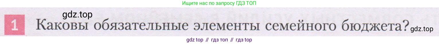 ГДЗ Семьеведение, 5-7 класс Учебник, авторы: Останина Нина Александровна, Мосунова Ксения Александровна, издательство Просвещение, Москва, 2025, белого цвета, страница 71, номер 1, Условие