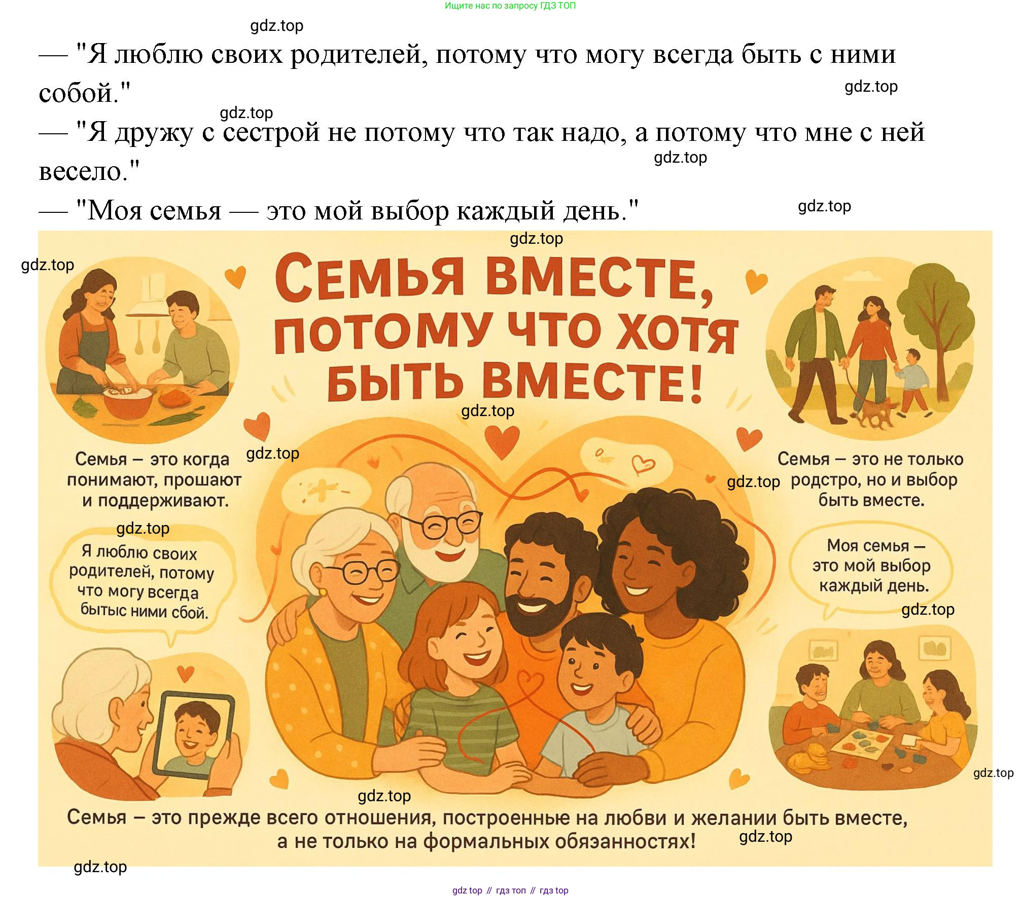 ГДЗ Семьеведение, 5-7 класс Учебник, авторы: Останина Нина Александровна, Мосунова Ксения Александровна, издательство Просвещение, Москва, 2025, белого цвета, страница 13, номер 3, Решение (продолжение 10)
