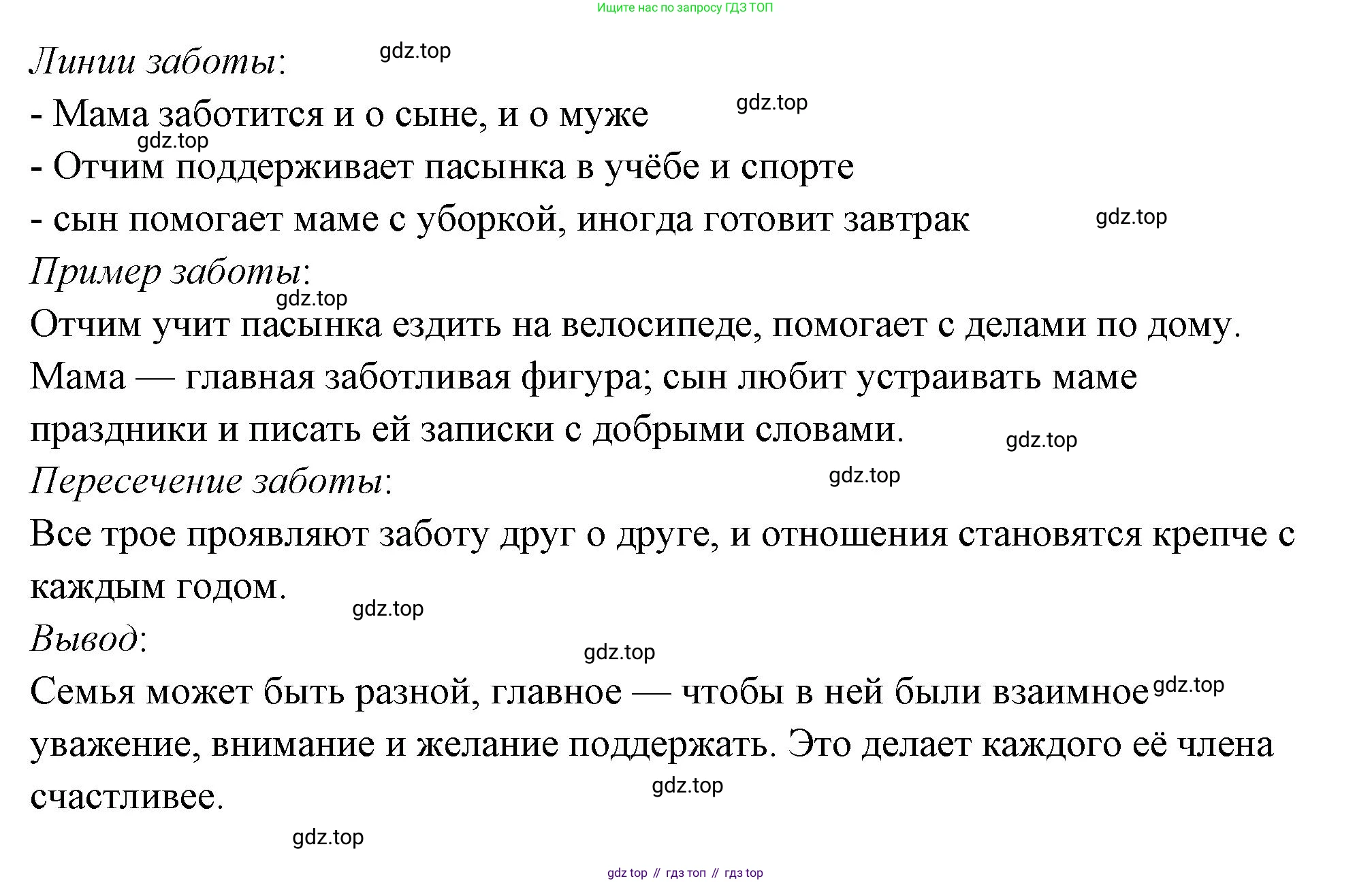 ГДЗ Семьеведение, 5-7 класс Учебник, авторы: Останина Нина Александровна, Мосунова Ксения Александровна, издательство Просвещение, Москва, 2025, белого цвета, страница 19, номер 3, Решение (продолжение 4)