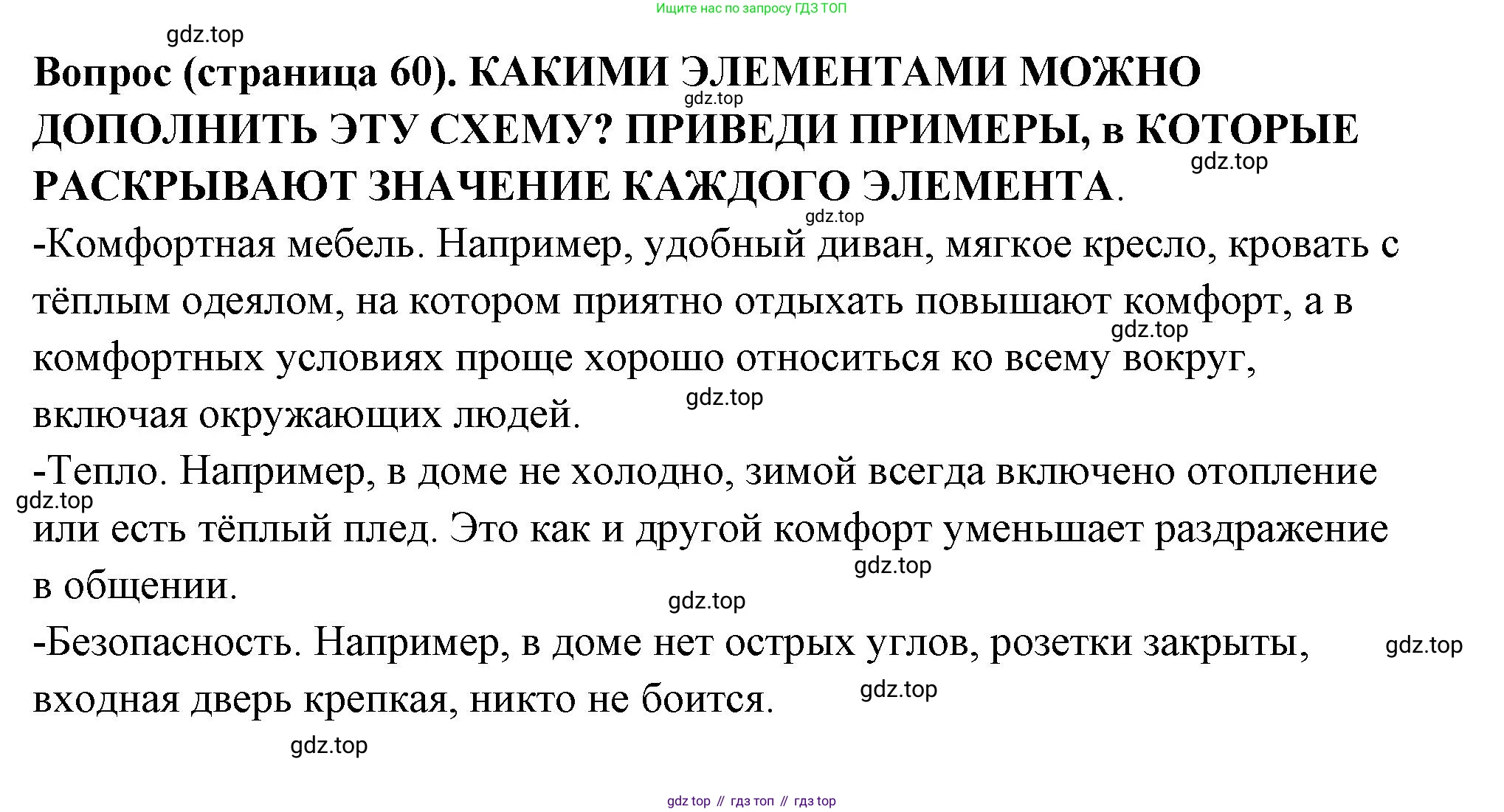 ГДЗ Семьеведение, 5-7 класс Учебник, авторы: Останина Нина Александровна, Мосунова Ксения Александровна, издательство Просвещение, Москва, 2025, белого цвета, страница 60, Решение