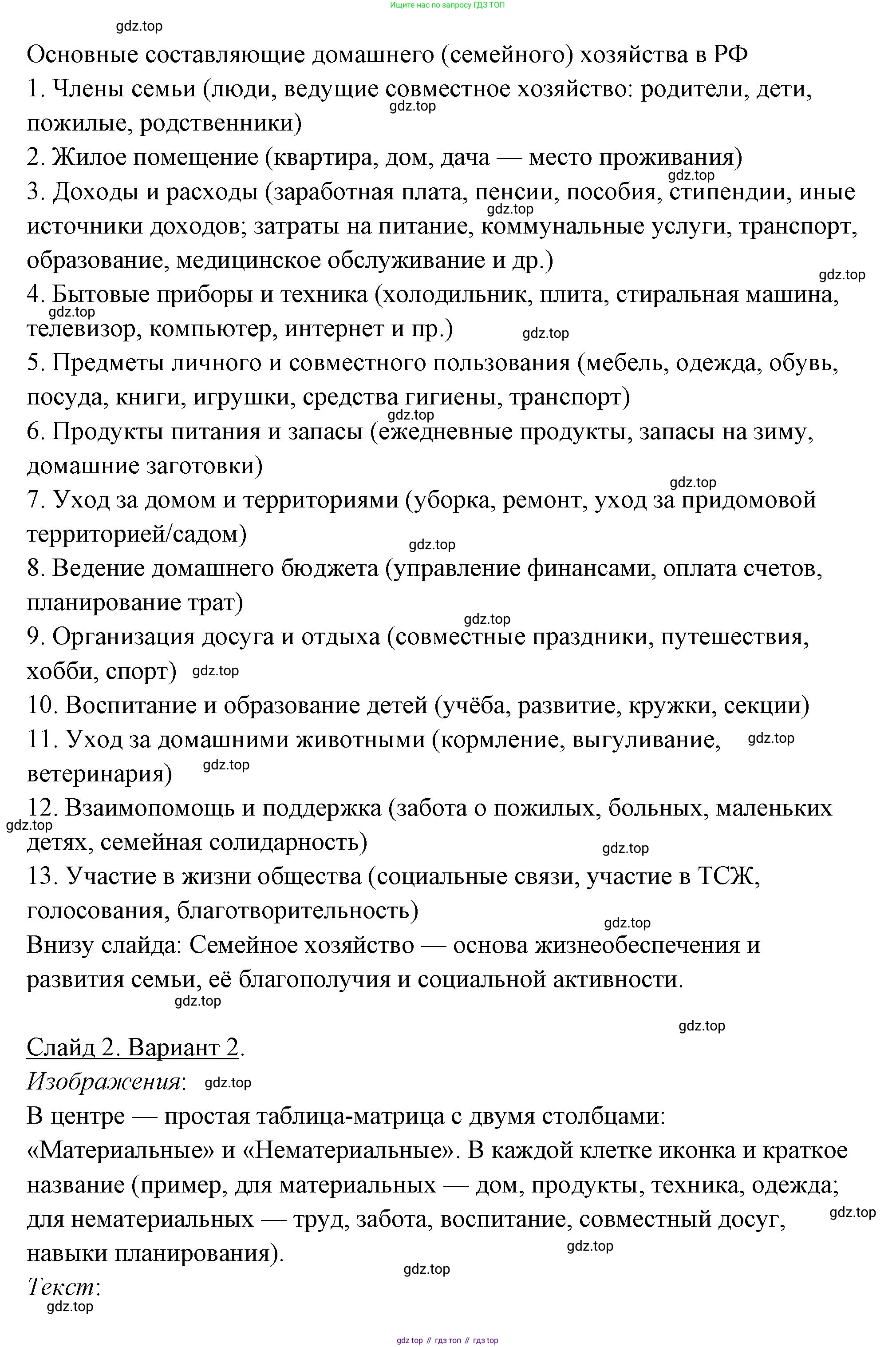 ГДЗ Семьеведение, 5-7 класс Учебник, авторы: Останина Нина Александровна, Мосунова Ксения Александровна, издательство Просвещение, Москва, 2025, белого цвета, страница 66, Решение (продолжение 2)