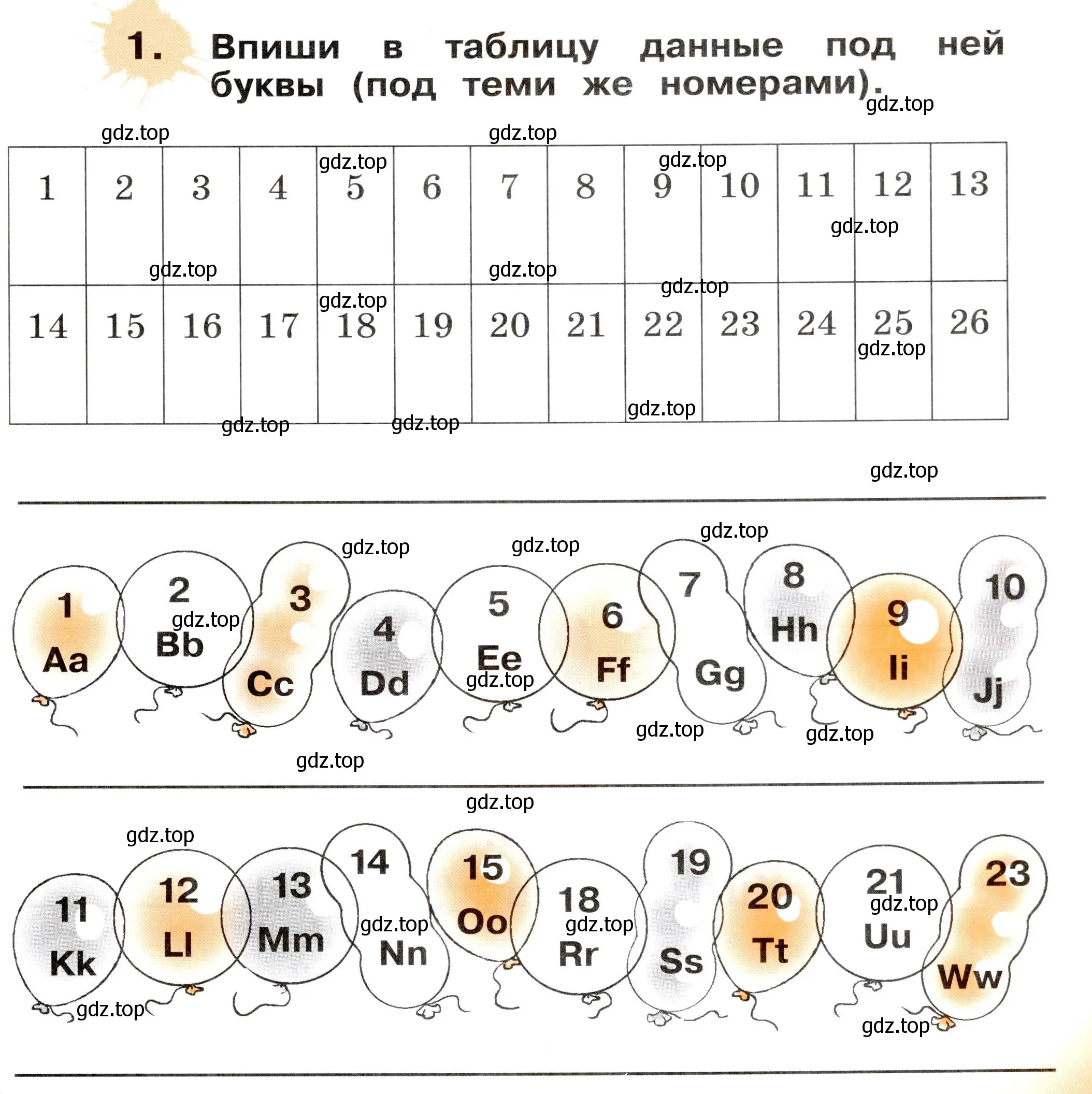 Условие номер 1 (страница 29) гдз по немецкому языку 2 класс Бим, Рыжова, рабочая тетрадь A часть