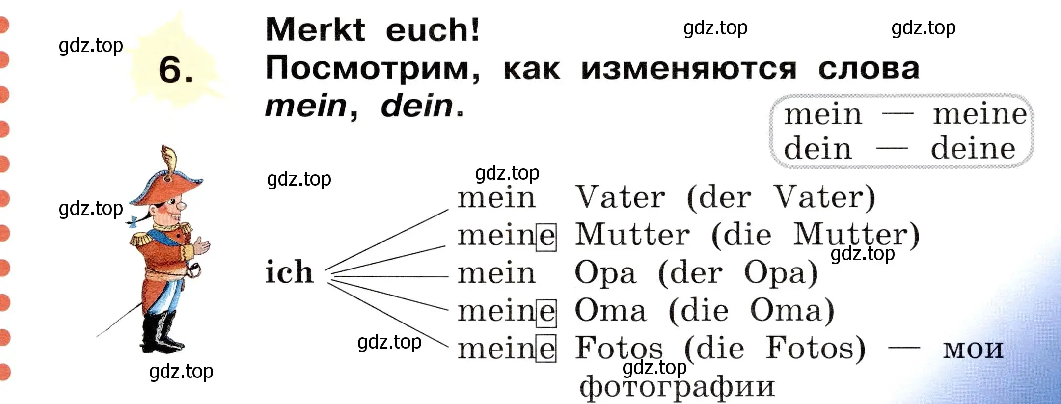 Условие номер 6 (страница 27) гдз по немецкому языку 2 класс Бим, Рыжова, учебник 2 часть