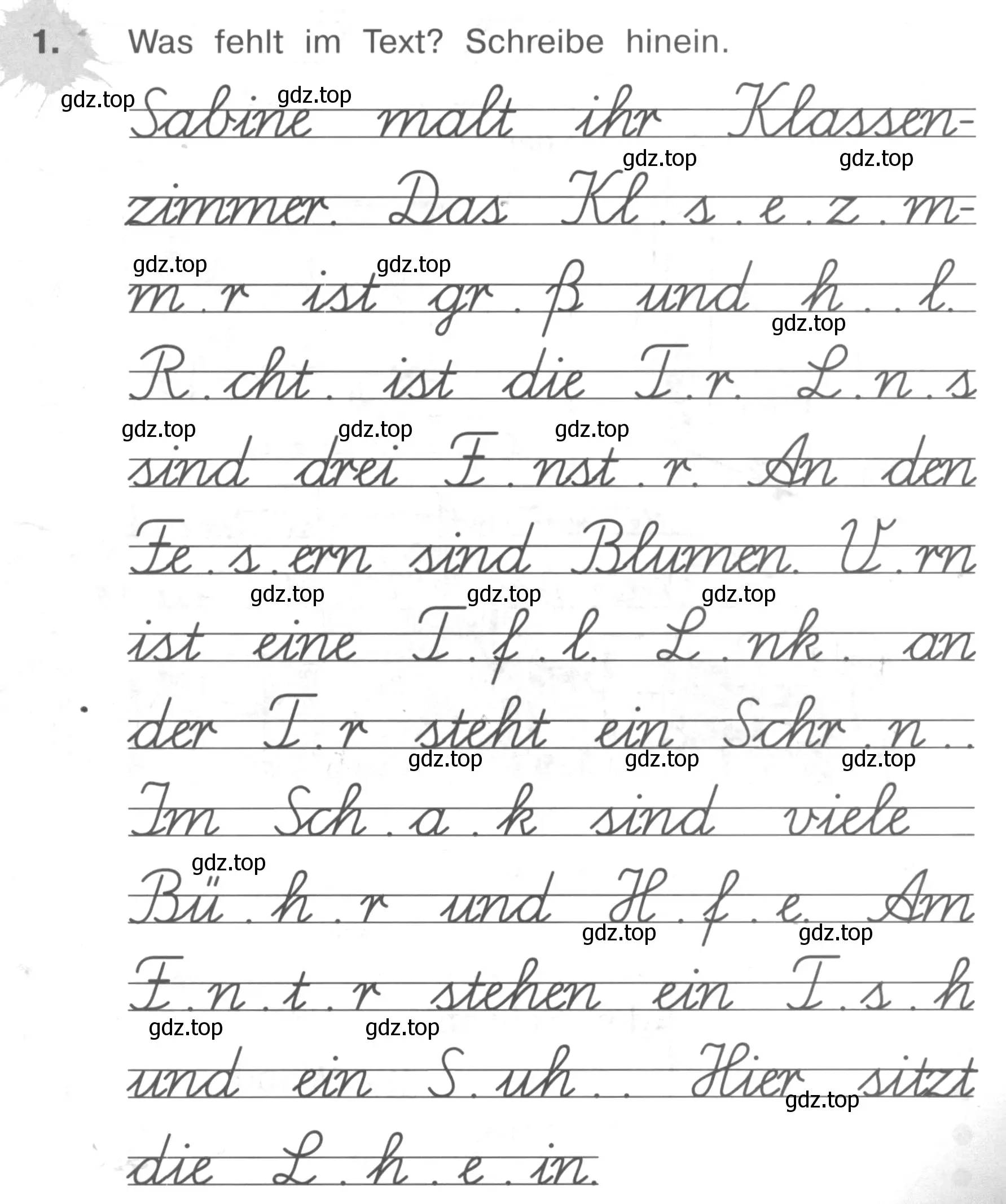 Условие номер 1 (страница 3) гдз по немецкому языку 3 класс Бим, Рыжова, рабочая тетрадь 2 часть