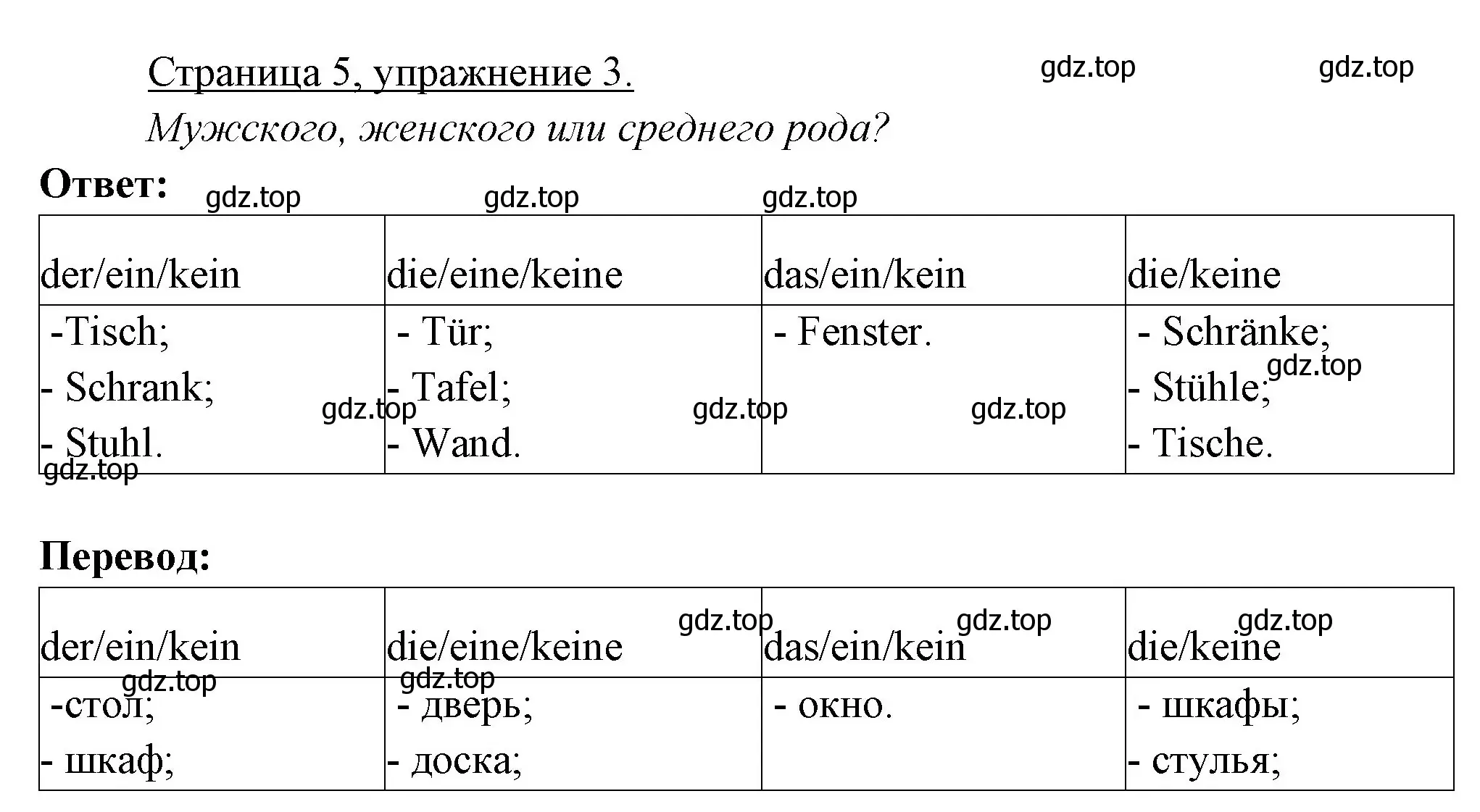 Решение номер 3 (страница 5) гдз по немецкому языку 3 класс Бим, Рыжова, рабочая тетрадь 2 часть