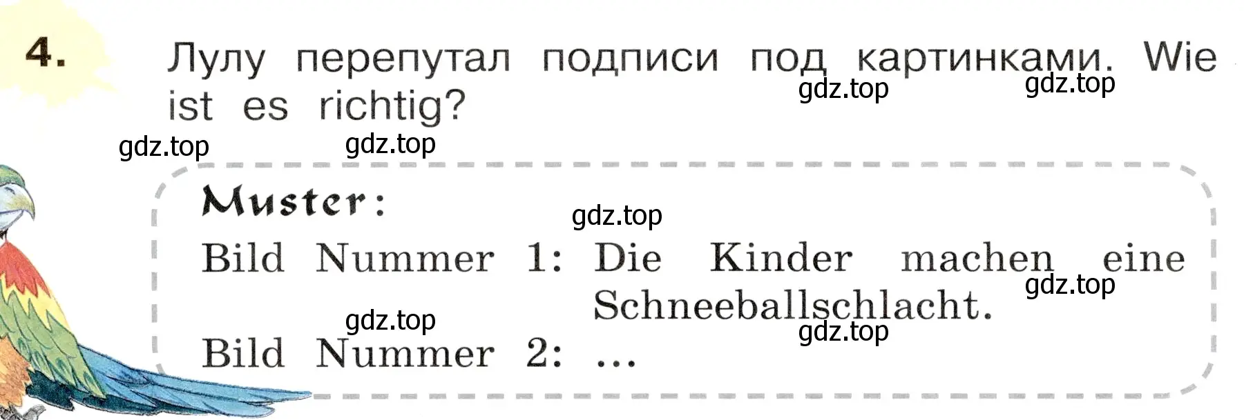 Условие номер 4 (страница 102) гдз по немецкому языку 3 класс Бим, Рыжова, учебник 1 часть