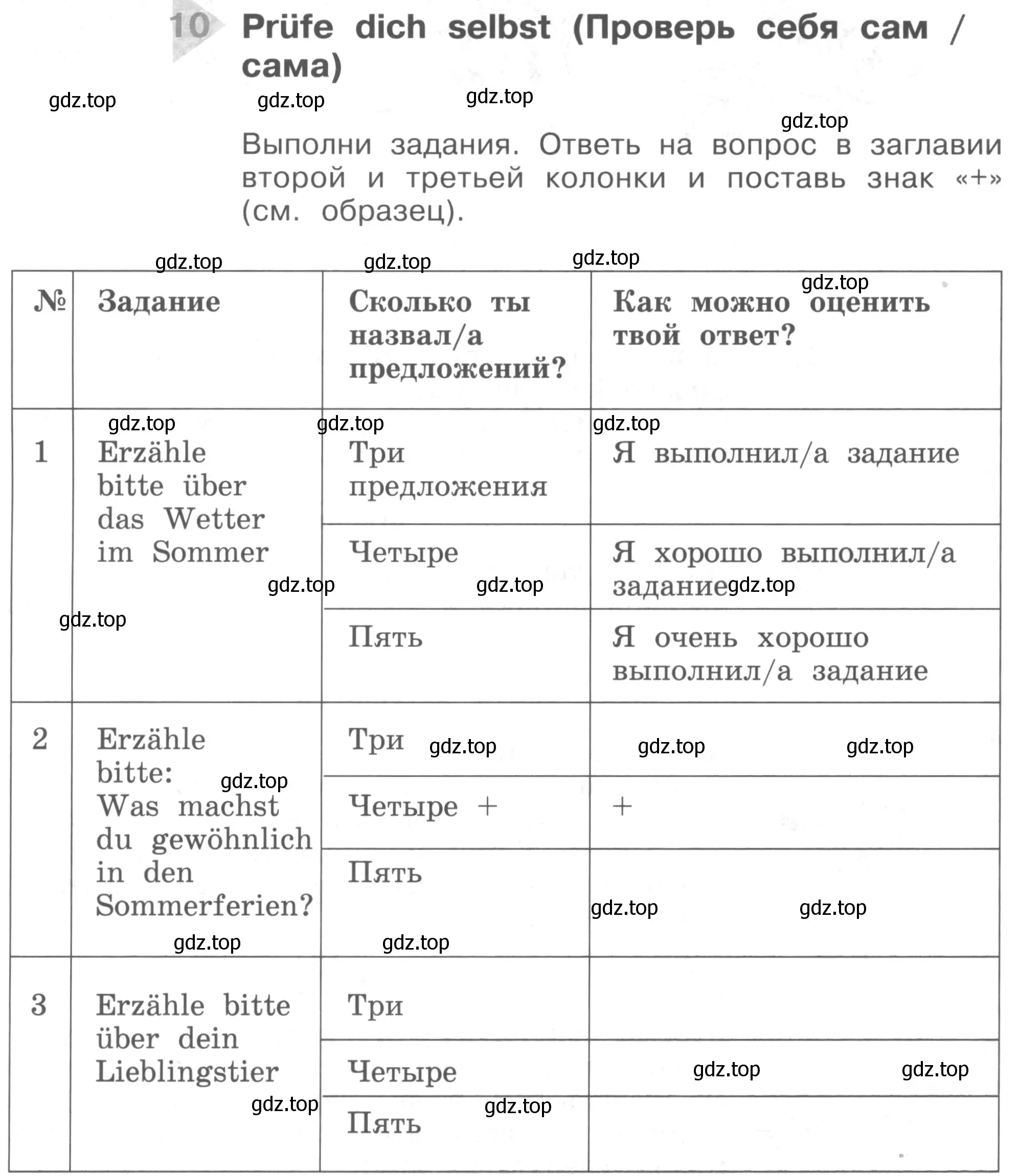 Условие номер 1 (страница 36) гдз по немецкому языку 4 класс Бим, Рыжова, рабочая тетрадь A часть