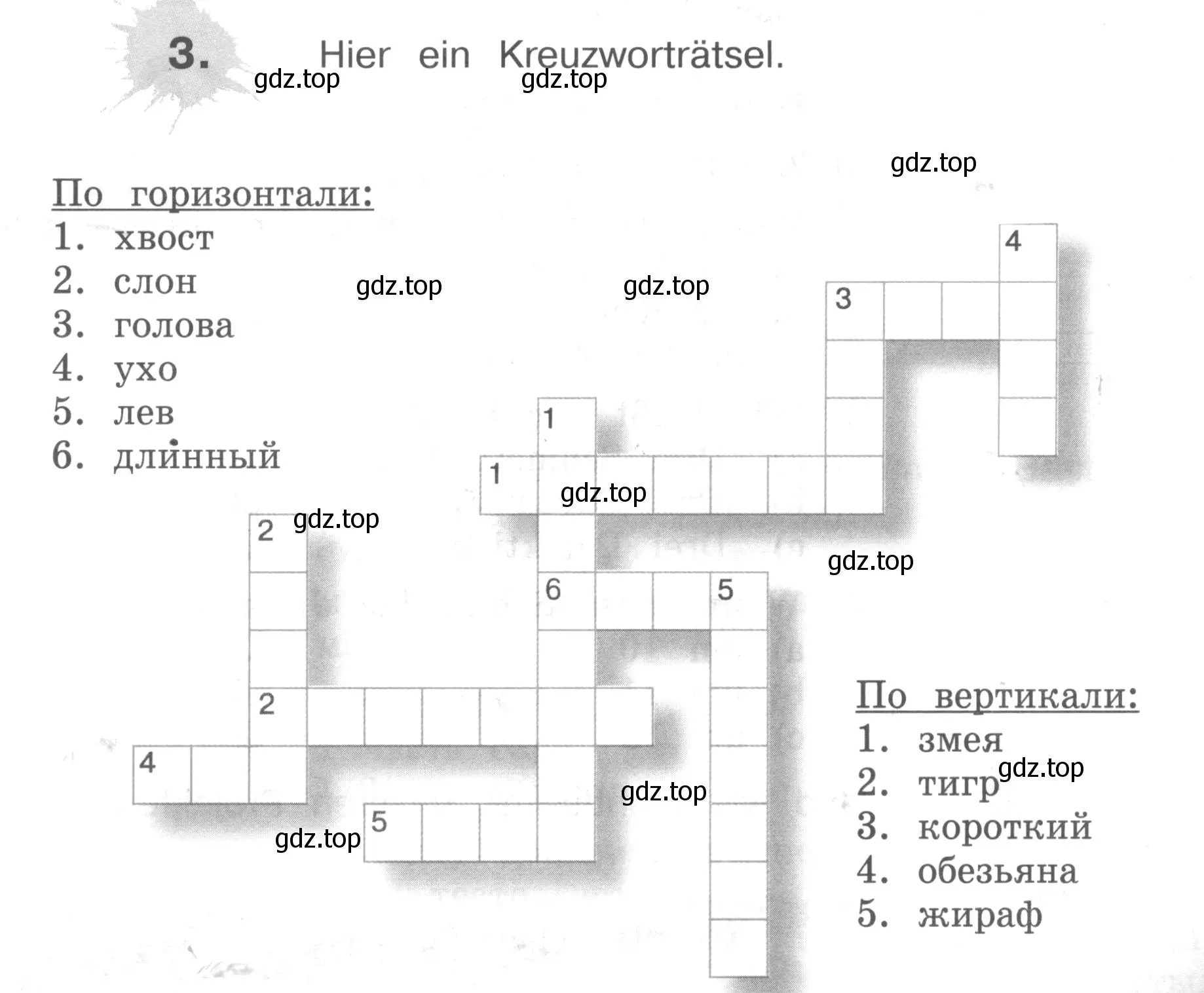 Условие номер 3 (страница 41) гдз по немецкому языку 4 класс Бим, Рыжова, рабочая тетрадь B часть