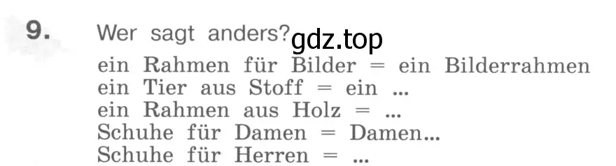 Условие номер 9 (страница 90) гдз по немецкому языку 4 класс Бим, Рыжова, учебник 1 часть