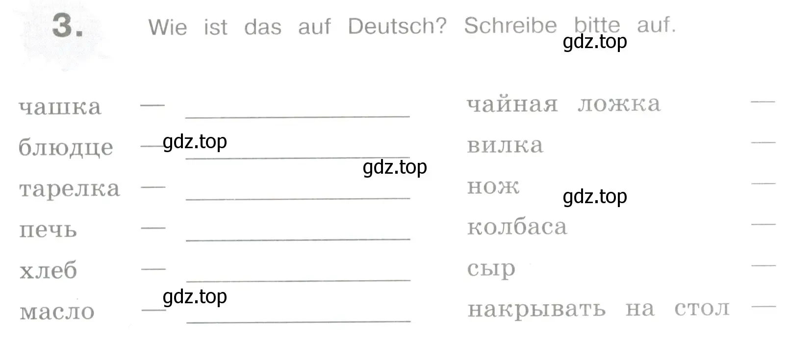 Условие номер 3 (страница 99) гдз по немецкому языку 5 класс Бим, Рыжова, рабочая тетрадь