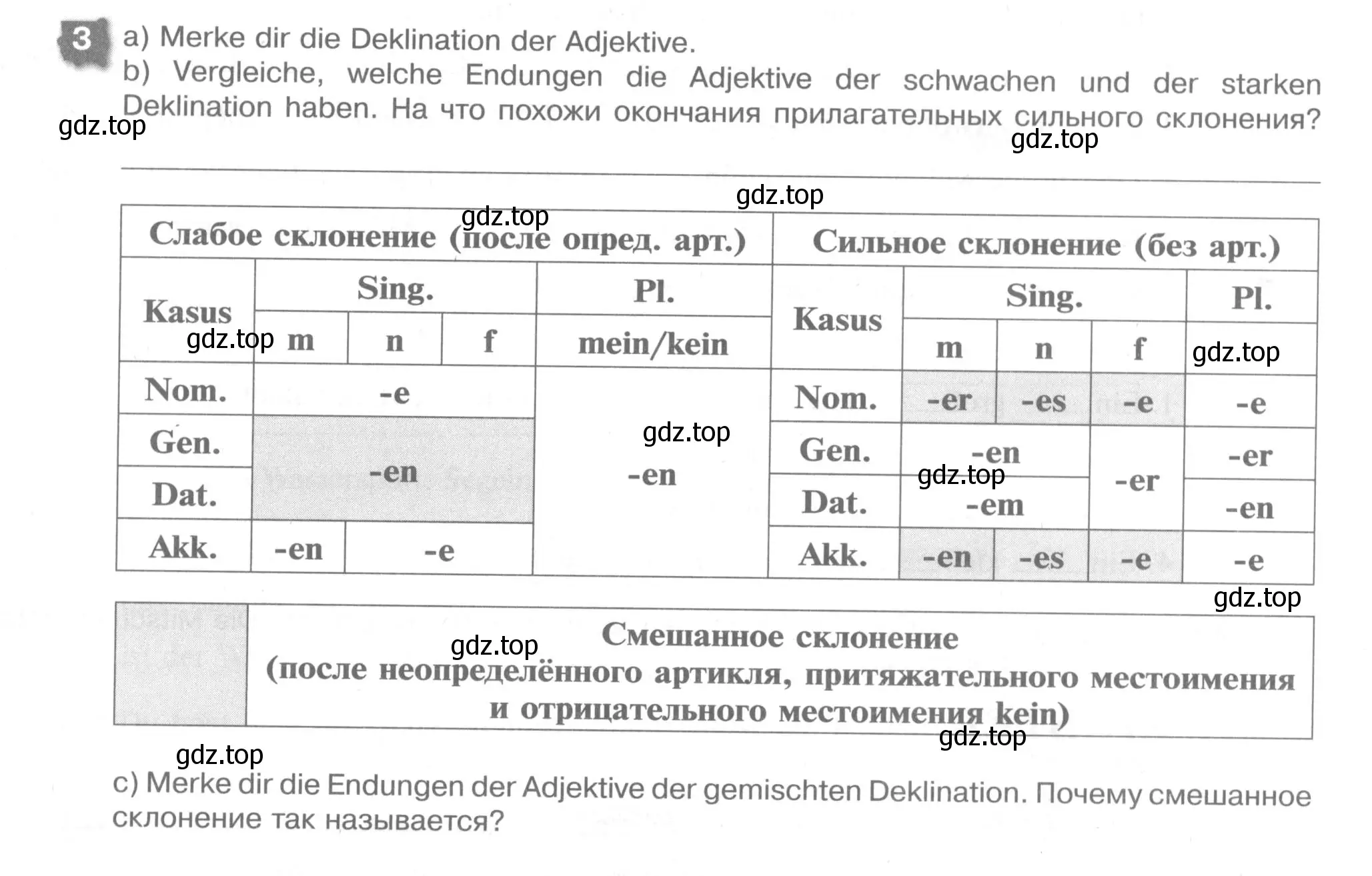 Условие номер 3 (страница 23) гдз по немецкому языку 7 класс Бим, Садомова, рабочая тетрадь