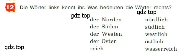 Условие номер 12 (страница 32) гдз по немецкому языку 7 класс Бим, Садомова, учебник