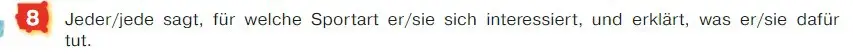 Условие номер 8 (страница 180) гдз по немецкому языку 7 класс Бим, Садомова, учебник