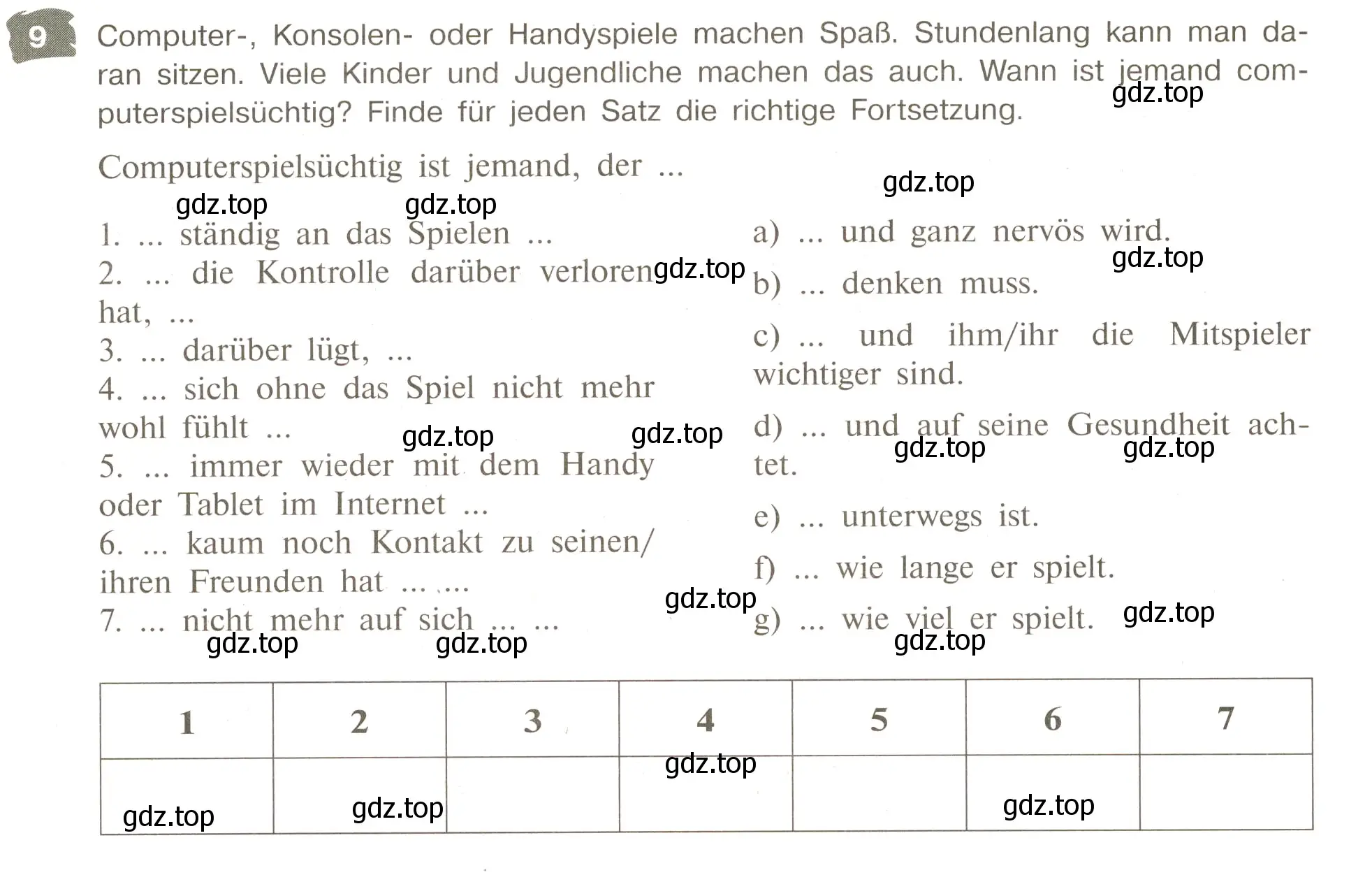 Условие номер 9 (страница 64) гдз по немецкому языку 9 класс Бим, Лытаева, рабочая тетрадь