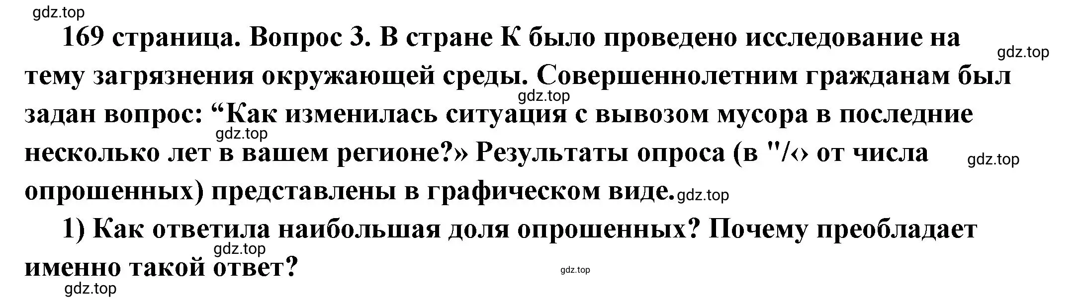 Решение номер 3 (страница 169) гдз по обществознанию 6 класс Боголюбов, учебник