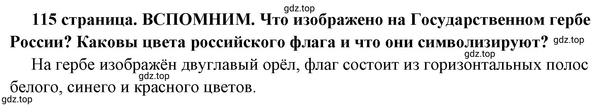 Решение 2.  Вспомним (страница 115) гдз по обществознанию 6 класс Боголюбов, учебник