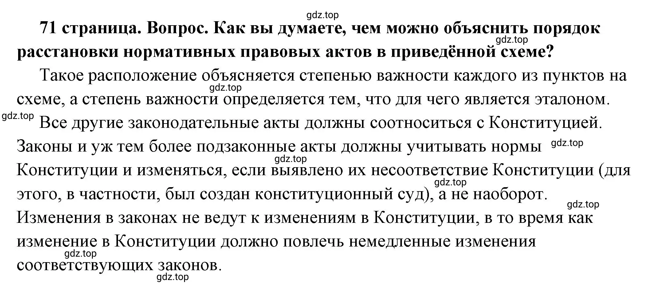 Решение номер 1 (страница 71) гдз по обществознанию 7 класс Боголюбов, учебник