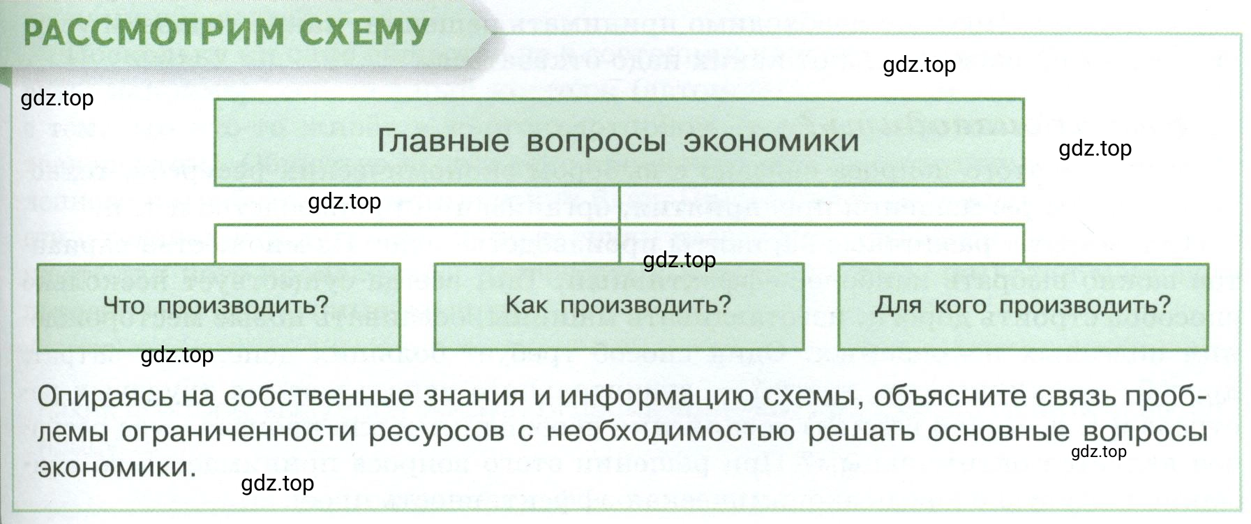 Условие  Рассмотрим схему (страница 75) гдз по обществознанию 8 класс Боголюбов, Городецкая, учебник