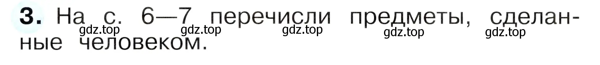 Условие номер 3 (страница 12) гдз по окружающему миру 1 класс Плешаков, Новицкая, рабочая тетрадь 1 часть