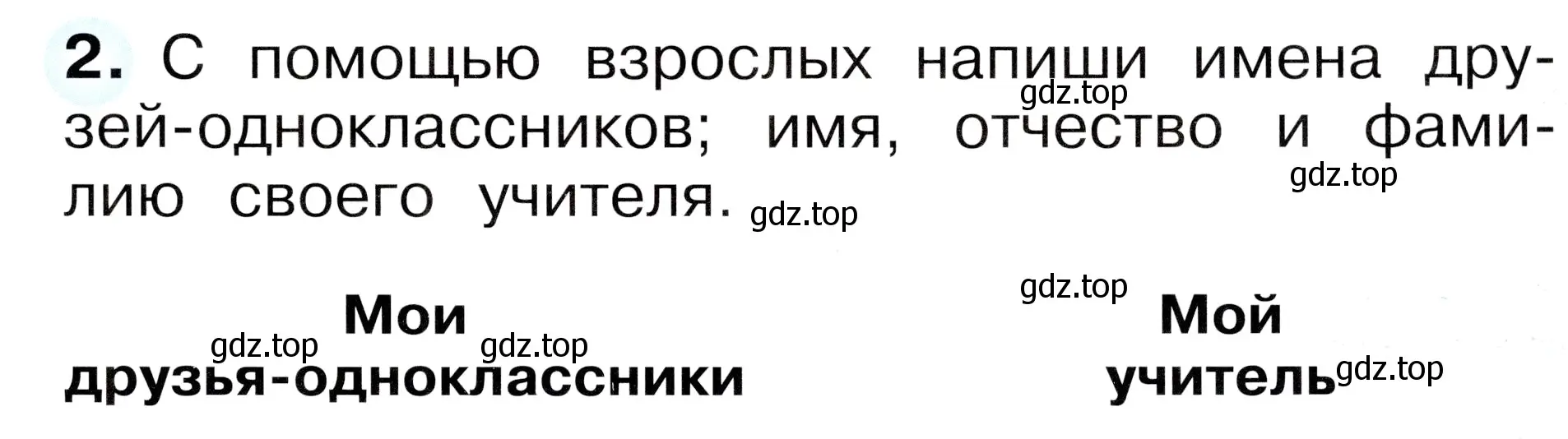 Условие номер 2 (страница 25) гдз по окружающему миру 1 класс Плешаков, Новицкая, рабочая тетрадь 1 часть