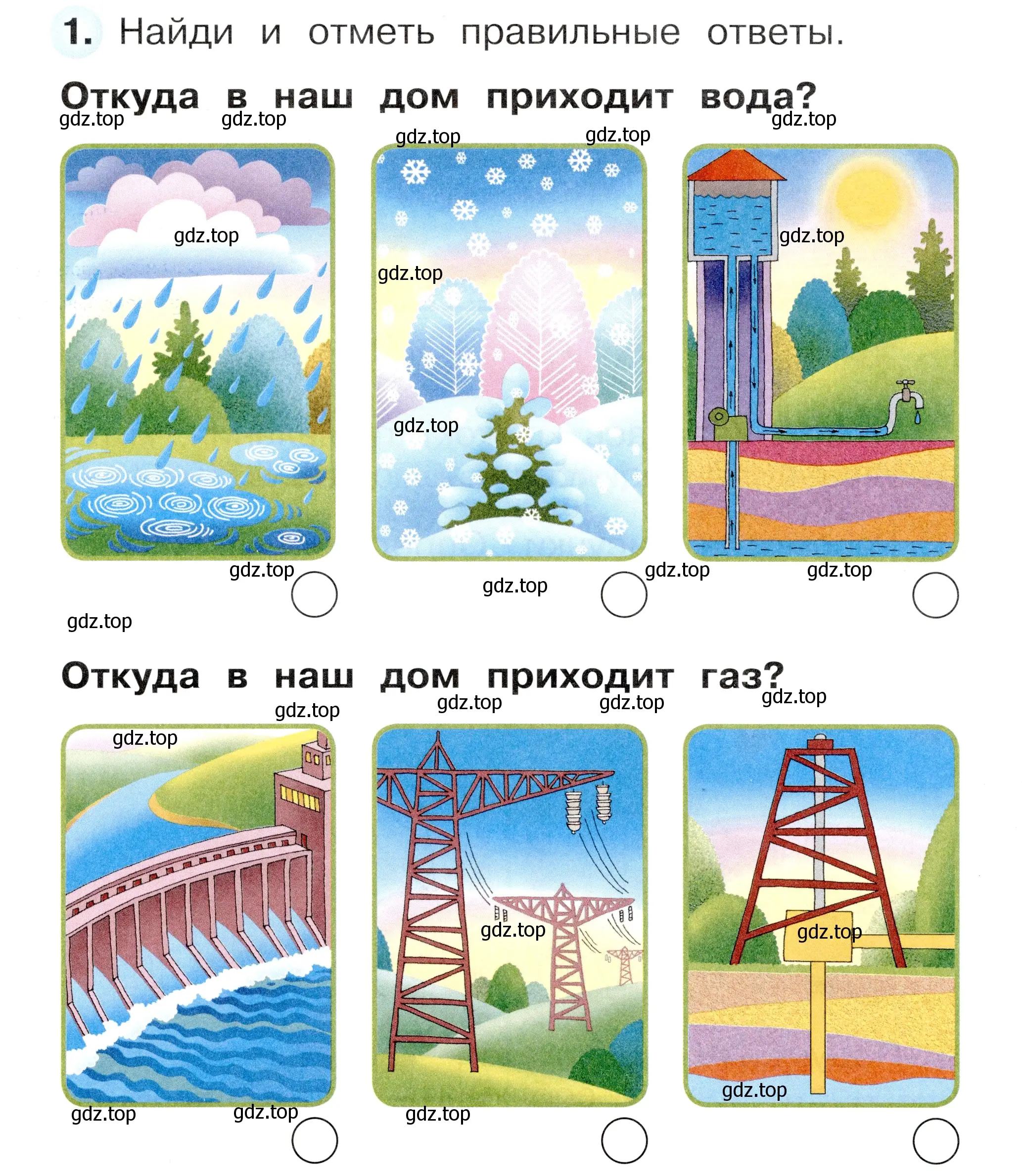 Условие номер 1 (страница 46) гдз по окружающему миру 1 класс Плешаков, Новицкая, рабочая тетрадь 1 часть