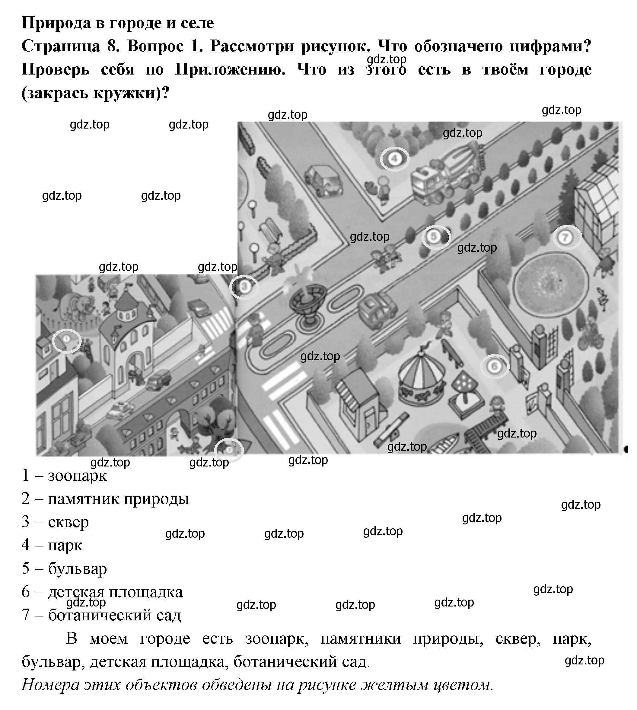 Решение номер 1 (страница 8) гдз по окружающему миру 1 класс Плешаков, Новицкая, рабочая тетрадь 2 часть