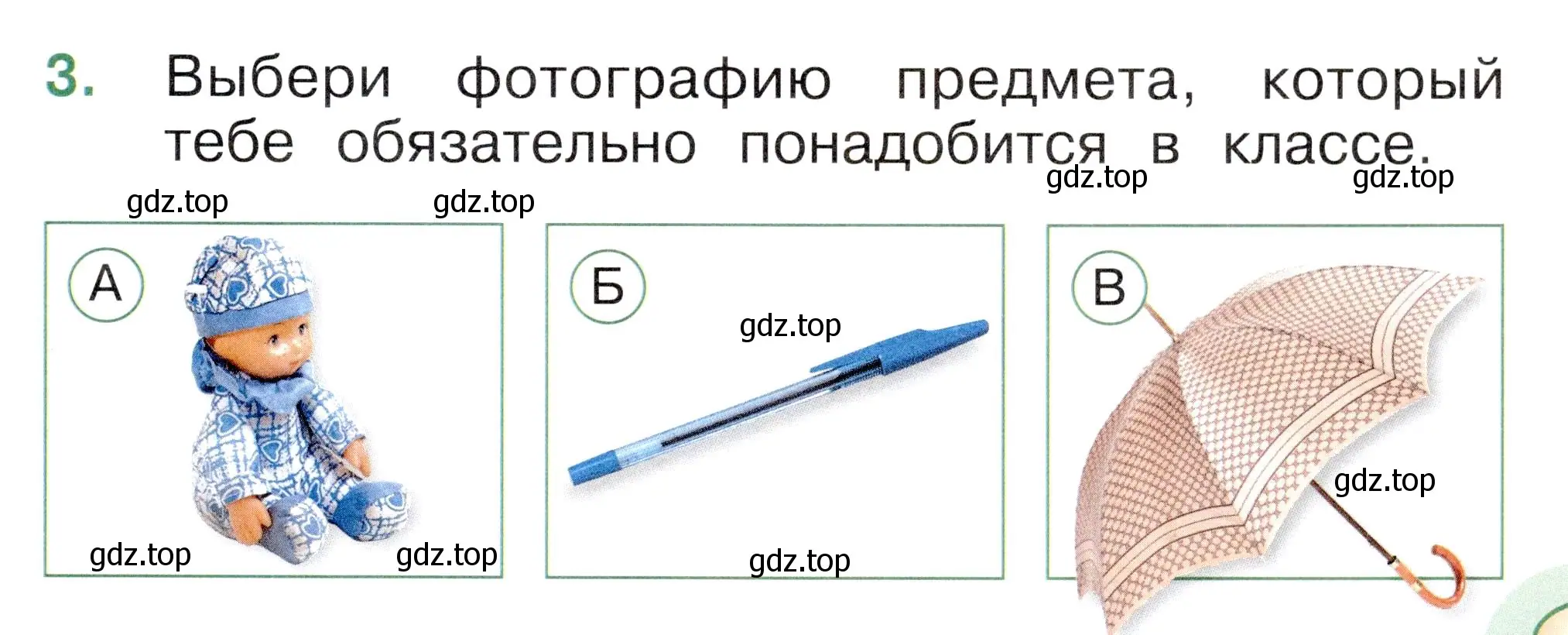 Условие номер 3 (страница 3) гдз по окружающему миру 1 класс Плешаков, Новицкая, тесты