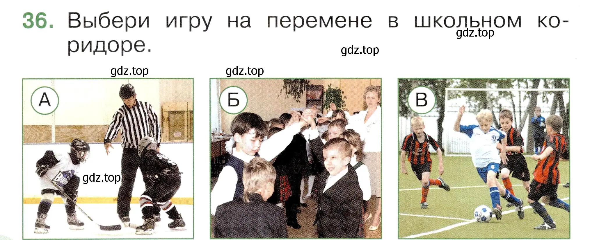 Условие номер 36 (страница 24) гдз по окружающему миру 1 класс Плешаков, Новицкая, тесты