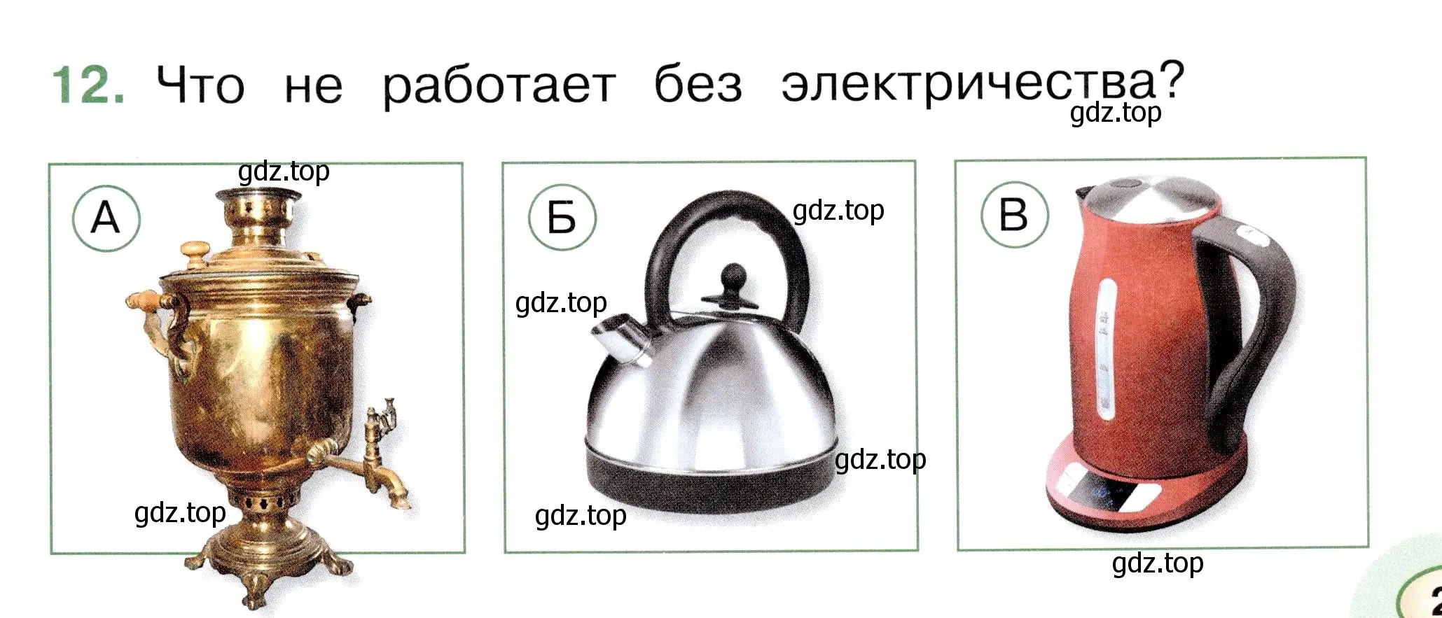 Условие номер 12 (страница 29) гдз по окружающему миру 1 класс Плешаков, Новицкая, тесты