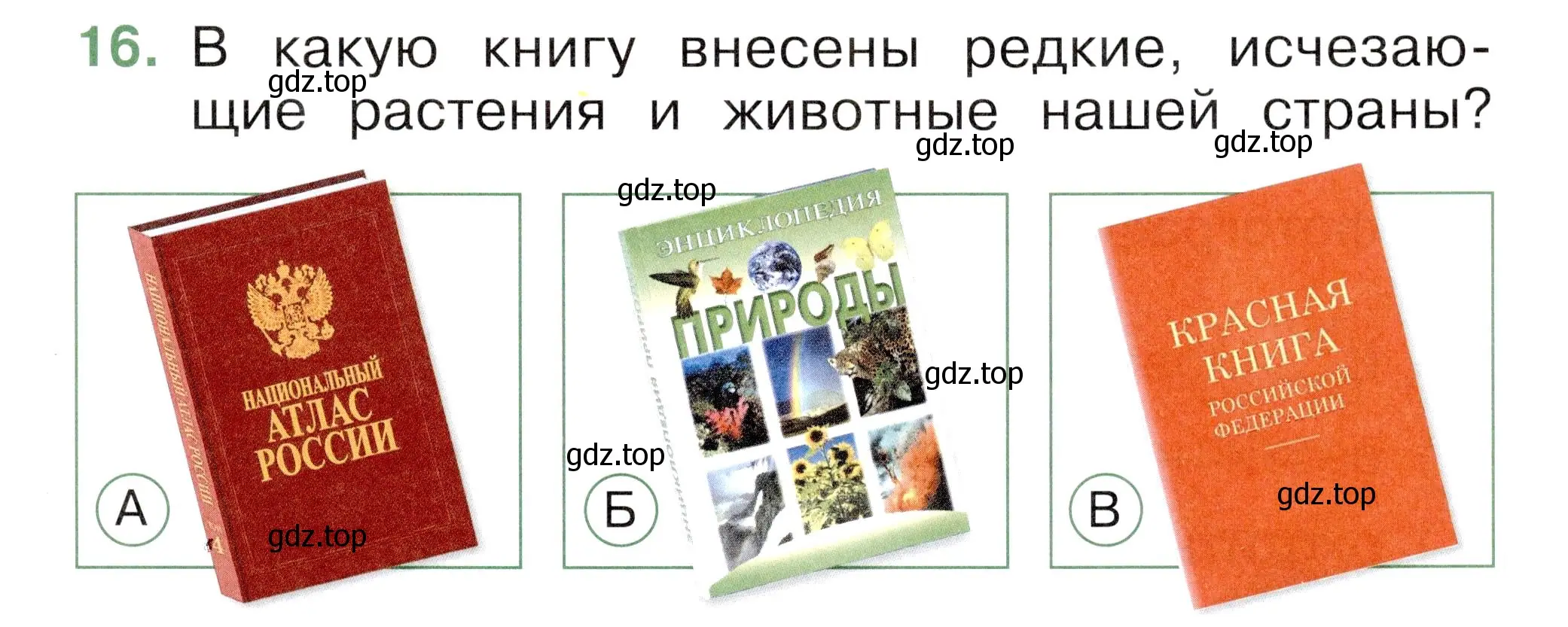 Условие номер 16 (страница 61) гдз по окружающему миру 1 класс Плешаков, Новицкая, тесты