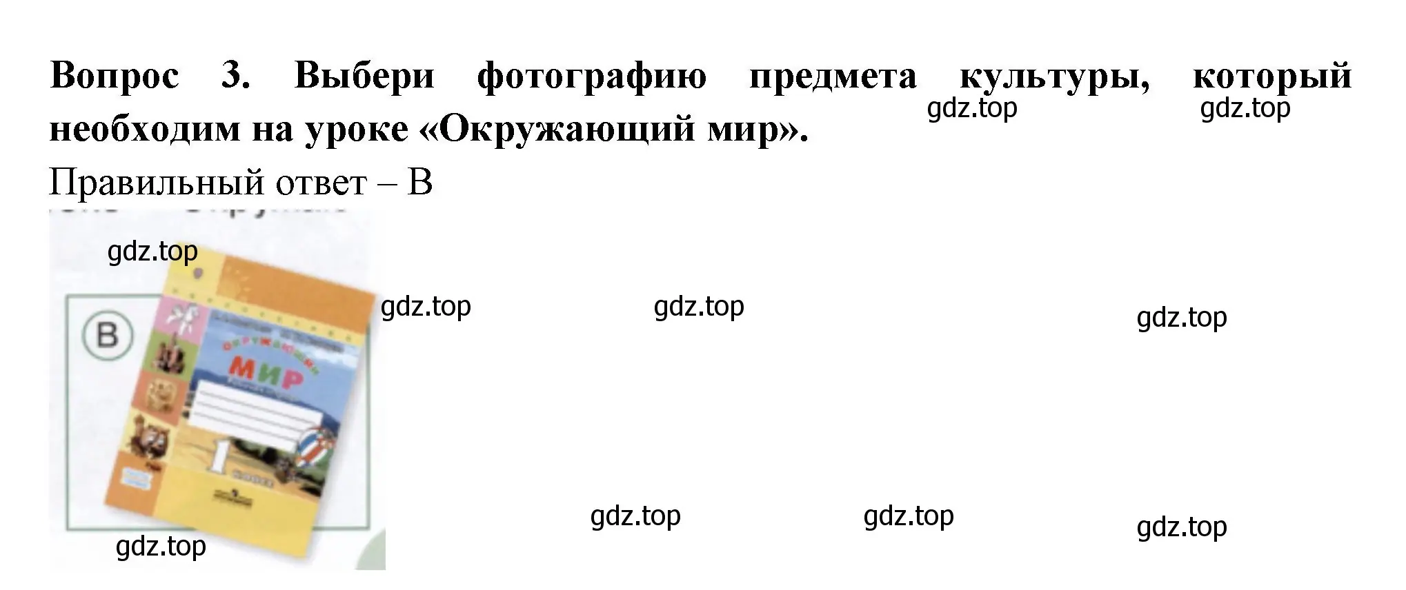 Решение номер 3 (страница 11) гдз по окружающему миру 1 класс Плешаков, Новицкая, тесты