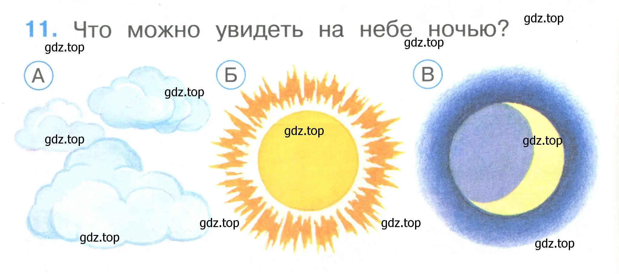 Условие номер 11 (страница 6) гдз по окружающему миру 1 класс Плешаков, Гара, тесты