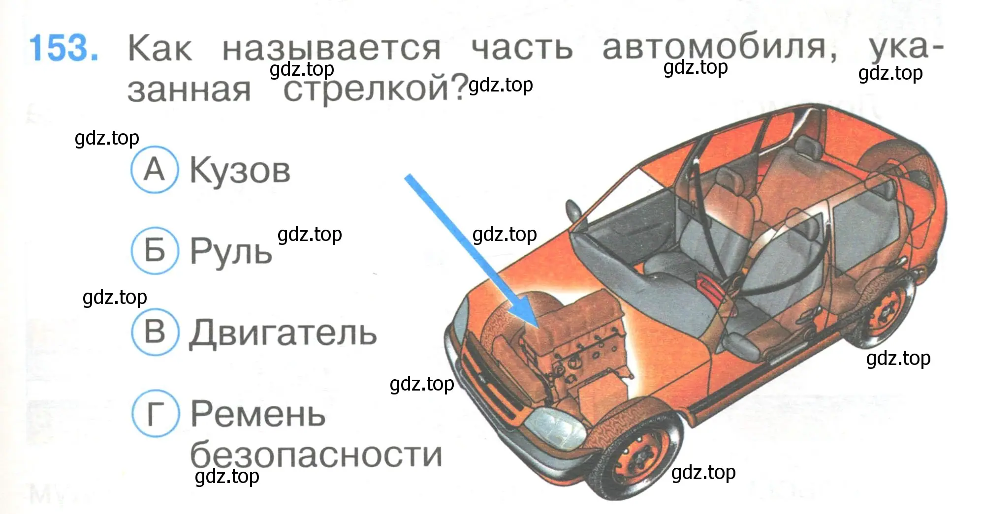 Условие номер 153 (страница 53) гдз по окружающему миру 1 класс Плешаков, Гара, тесты