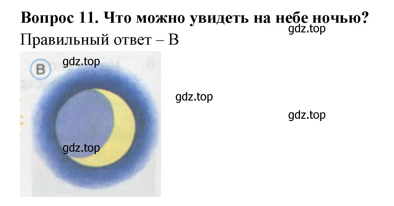 Решение номер 11 (страница 6) гдз по окружающему миру 1 класс Плешаков, Гара, тесты