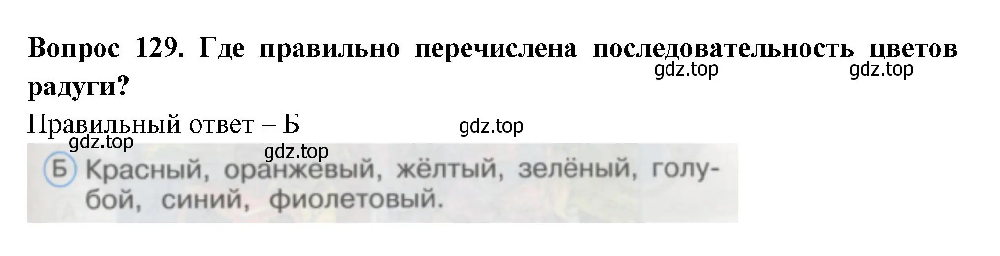 Решение номер 129 (страница 45) гдз по окружающему миру 1 класс Плешаков, Гара, тесты