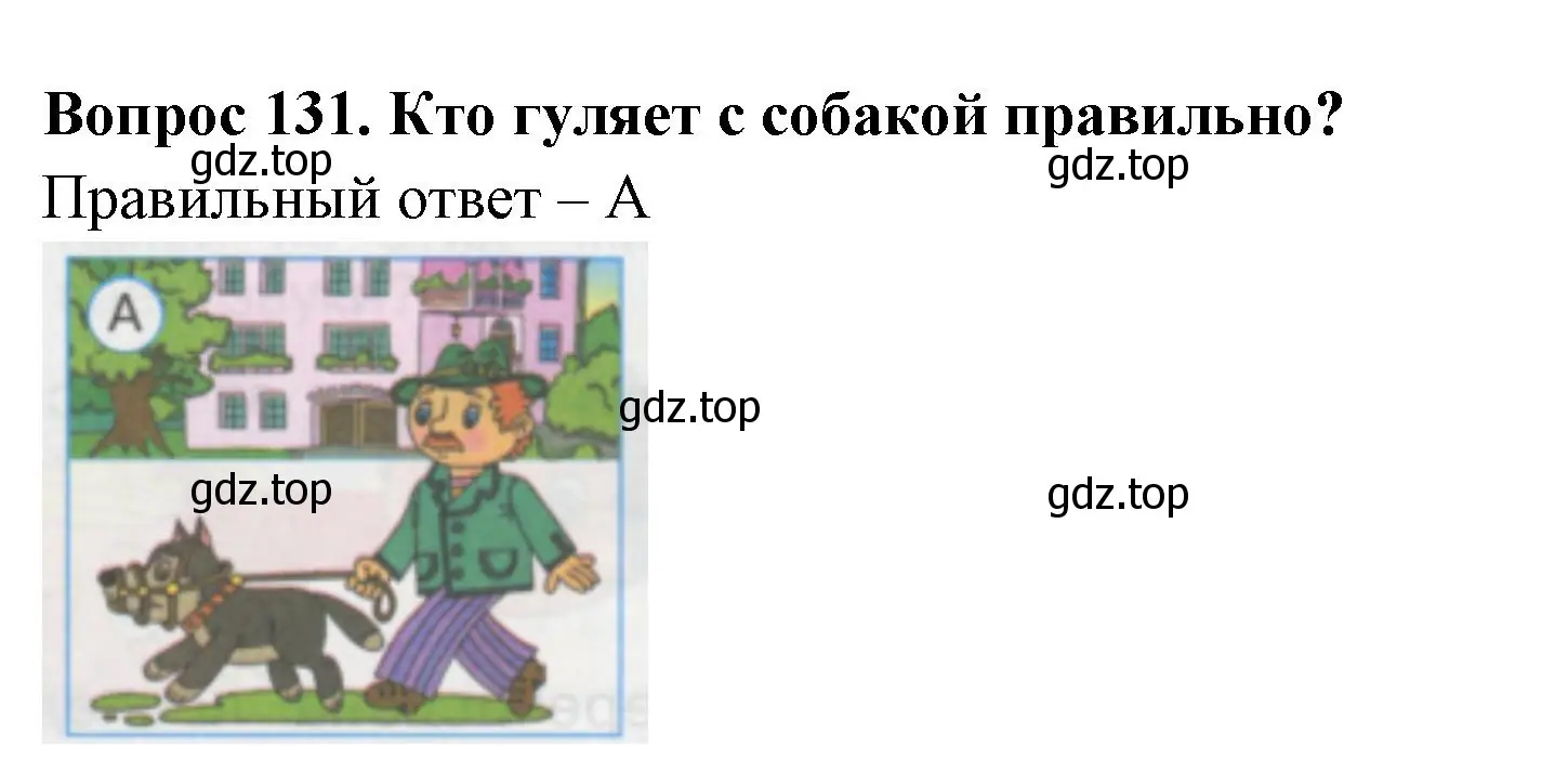 Решение номер 131 (страница 46) гдз по окружающему миру 1 класс Плешаков, Гара, тесты