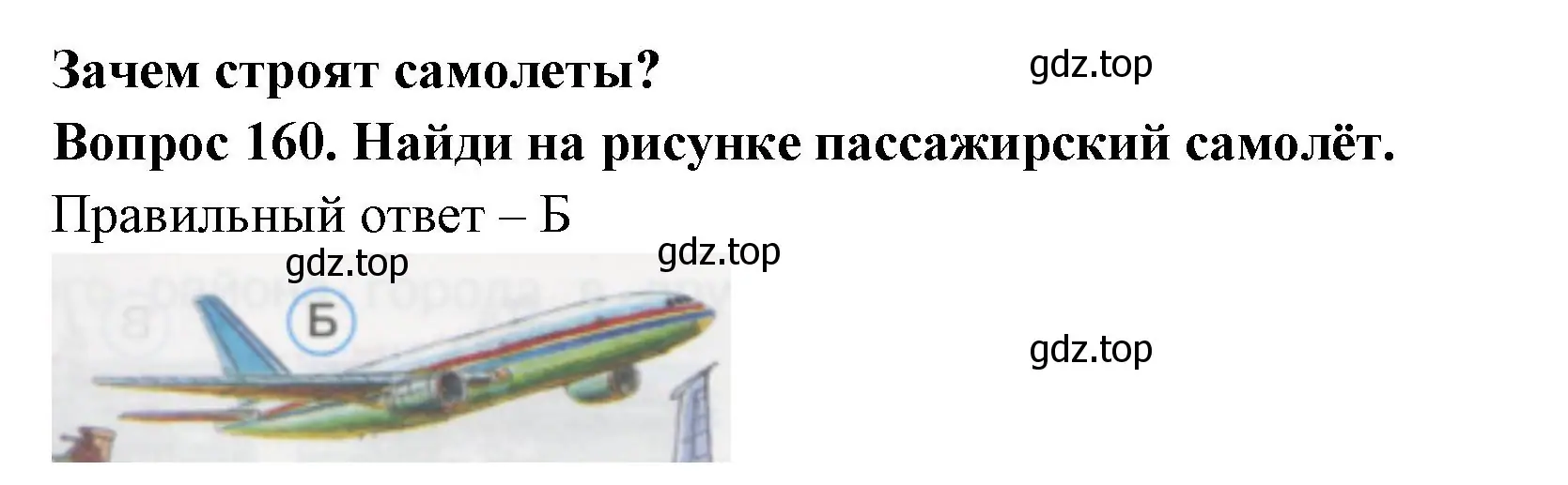 Решение номер 160 (страница 56) гдз по окружающему миру 1 класс Плешаков, Гара, тесты