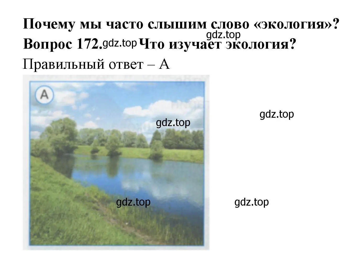 Решение номер 172 (страница 60) гдз по окружающему миру 1 класс Плешаков, Гара, тесты