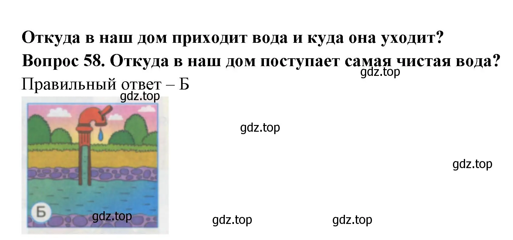 Решение номер 58 (страница 22) гдз по окружающему миру 1 класс Плешаков, Гара, тесты