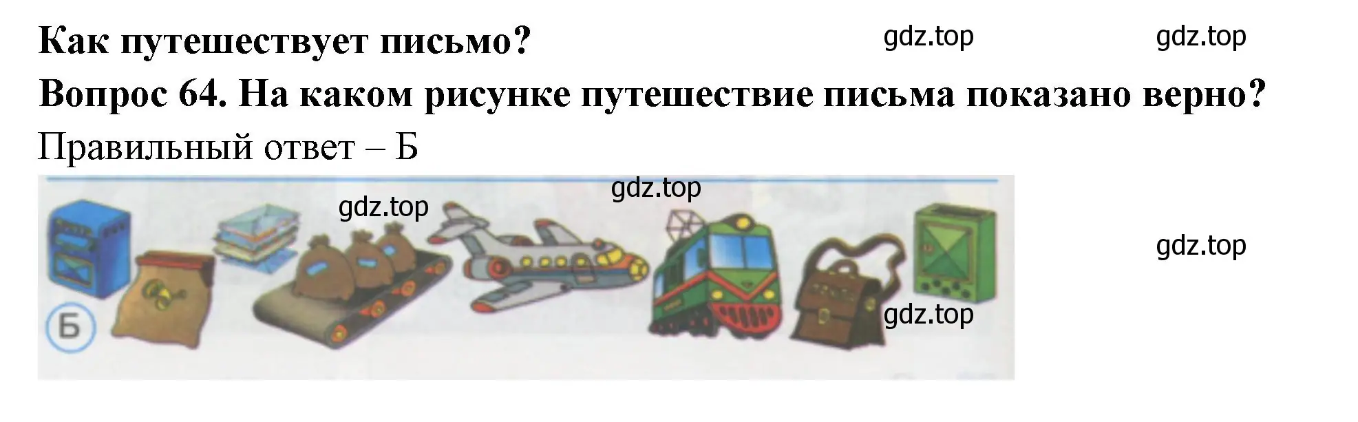 Решение номер 64 (страница 24) гдз по окружающему миру 1 класс Плешаков, Гара, тесты