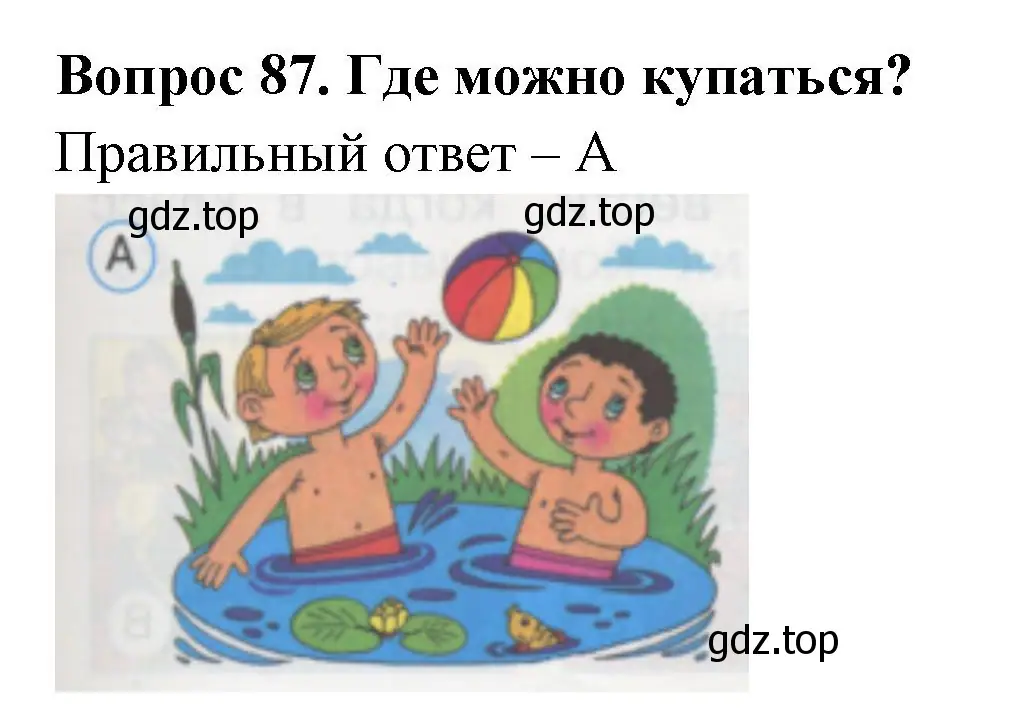 Решение номер 87 (страница 31) гдз по окружающему миру 1 класс Плешаков, Гара, тесты