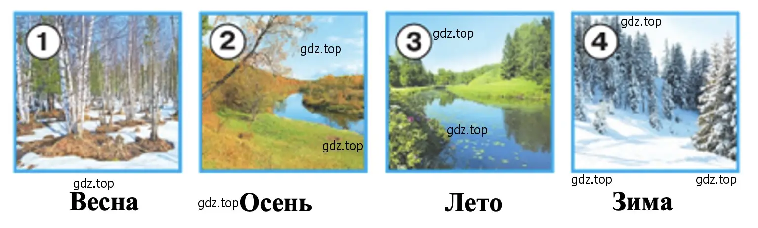 По этим фотографиям определите времена года. - окружающий мир 2 класс Плешаков