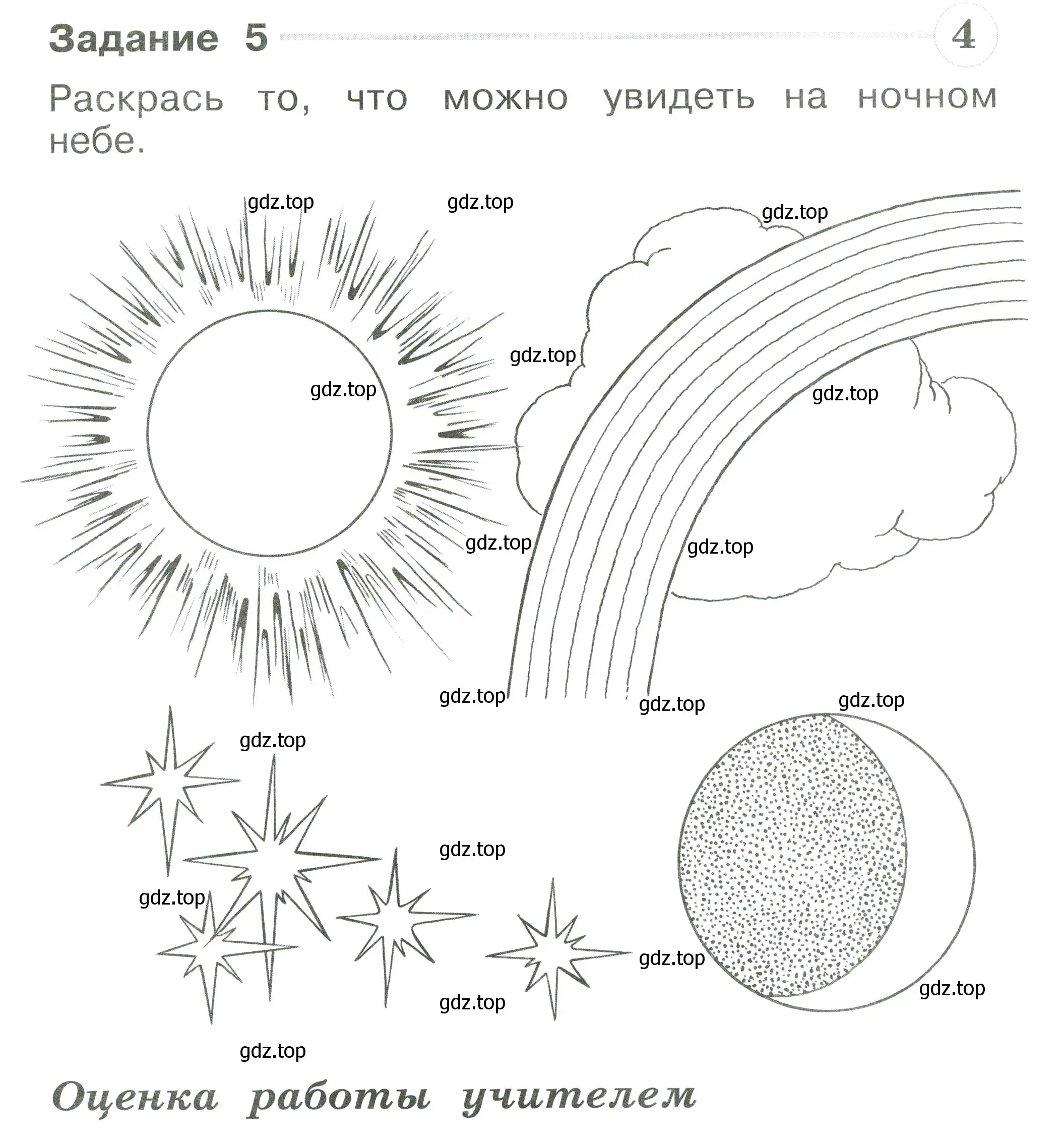 Условие номер 5 (страница 9) гдз по окружающему миру 1 класс Плешаков, Плешаков, проверочные работы