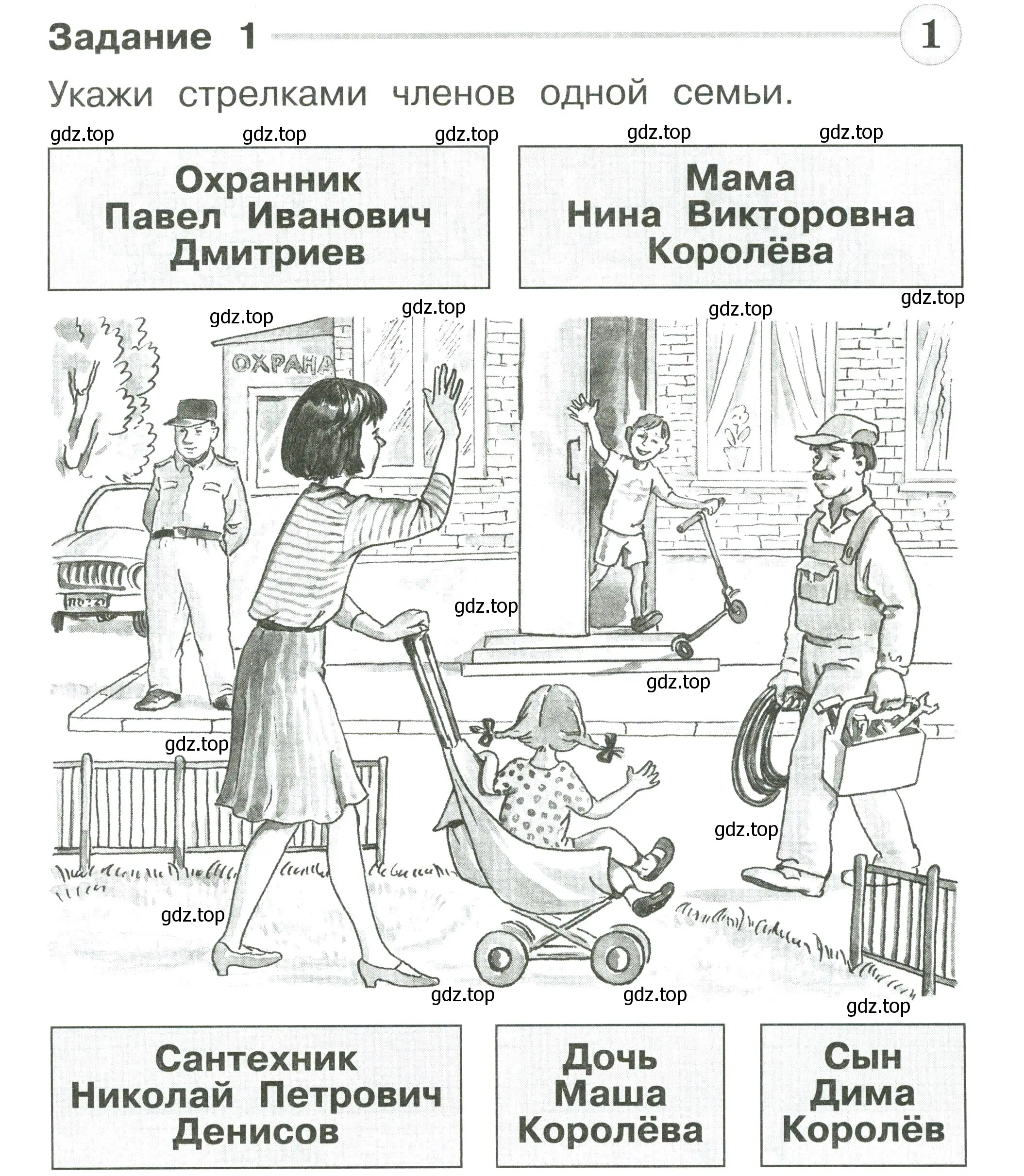 Условие номер 1 (страница 23) гдз по окружающему миру 1 класс Плешаков, Плешаков, проверочные работы