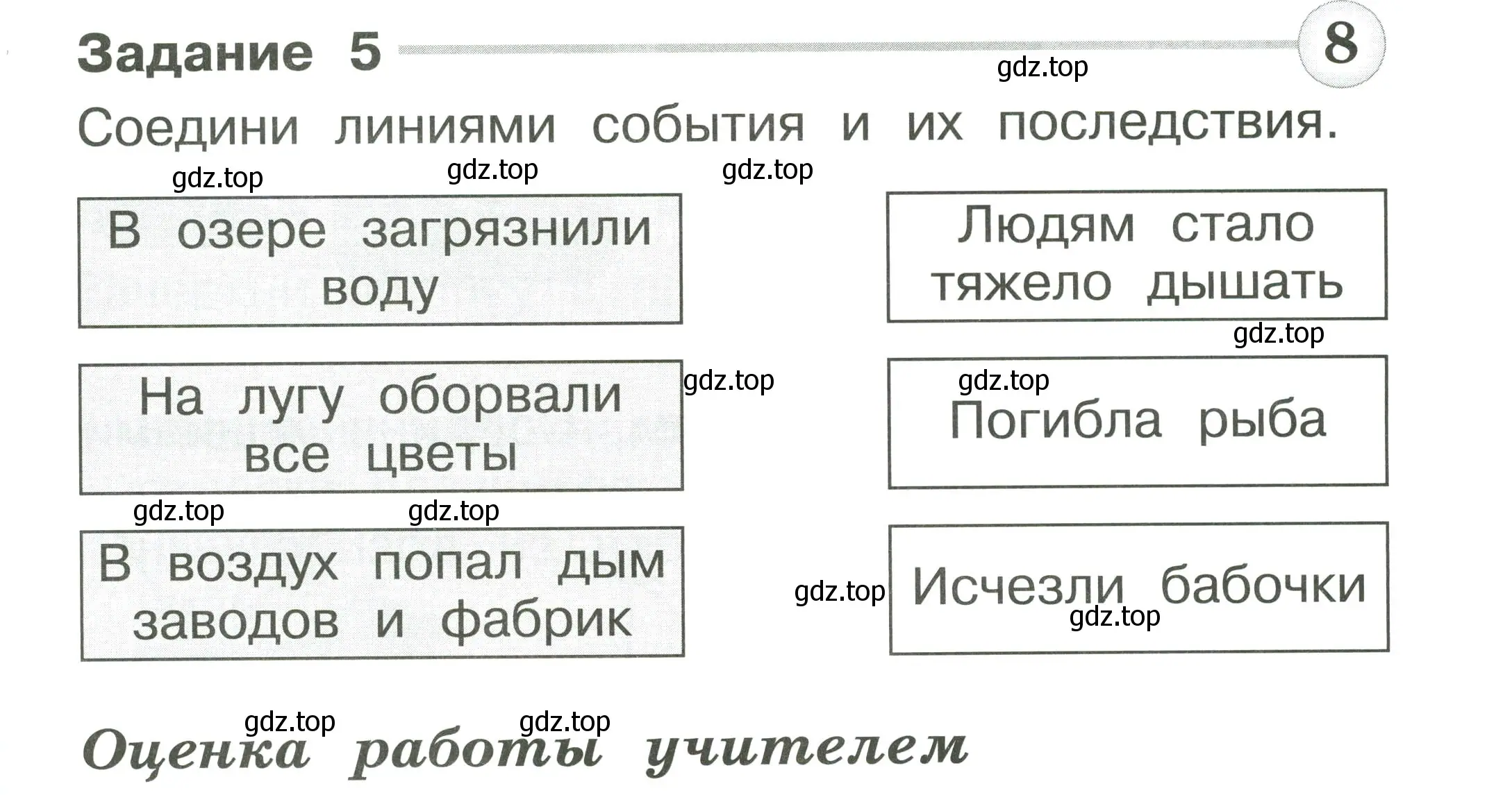 Условие номер 5 (страница 53) гдз по окружающему миру 1 класс Плешаков, Плешаков, проверочные работы