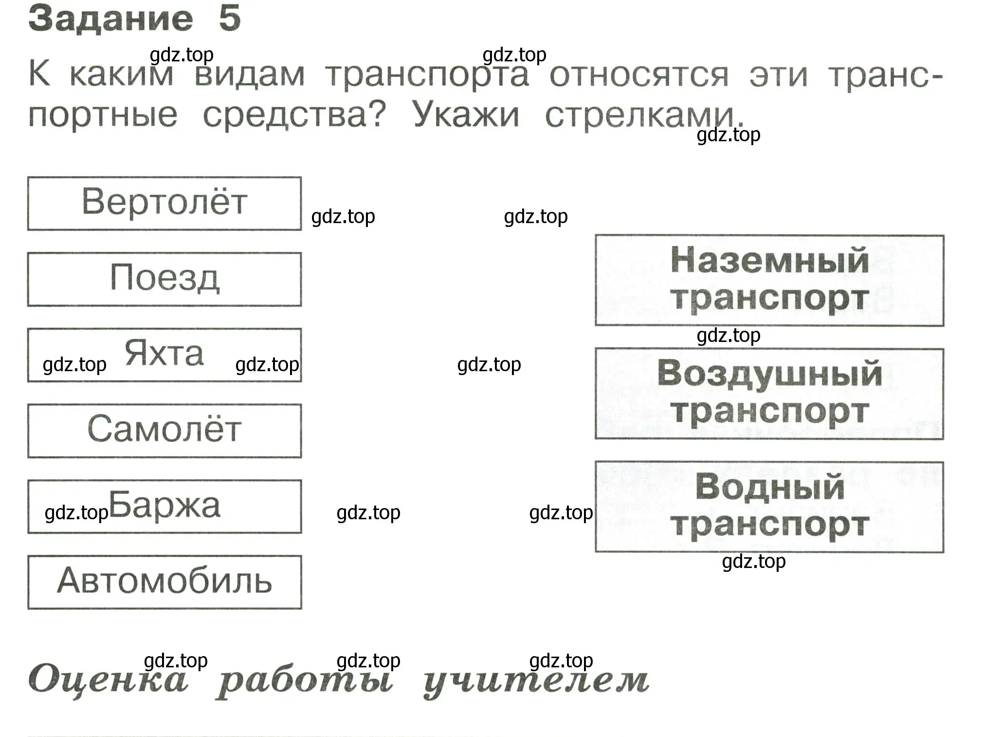 Условие номер 5 (страница 63) гдз по окружающему миру 1 класс Плешаков, Плешаков, проверочные работы