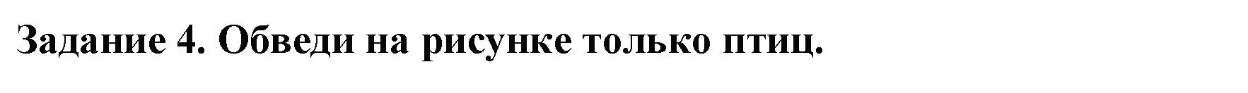 Решение номер 4 (страница 8) гдз по окружающему миру 1 класс Плешаков, Плешаков, проверочные работы