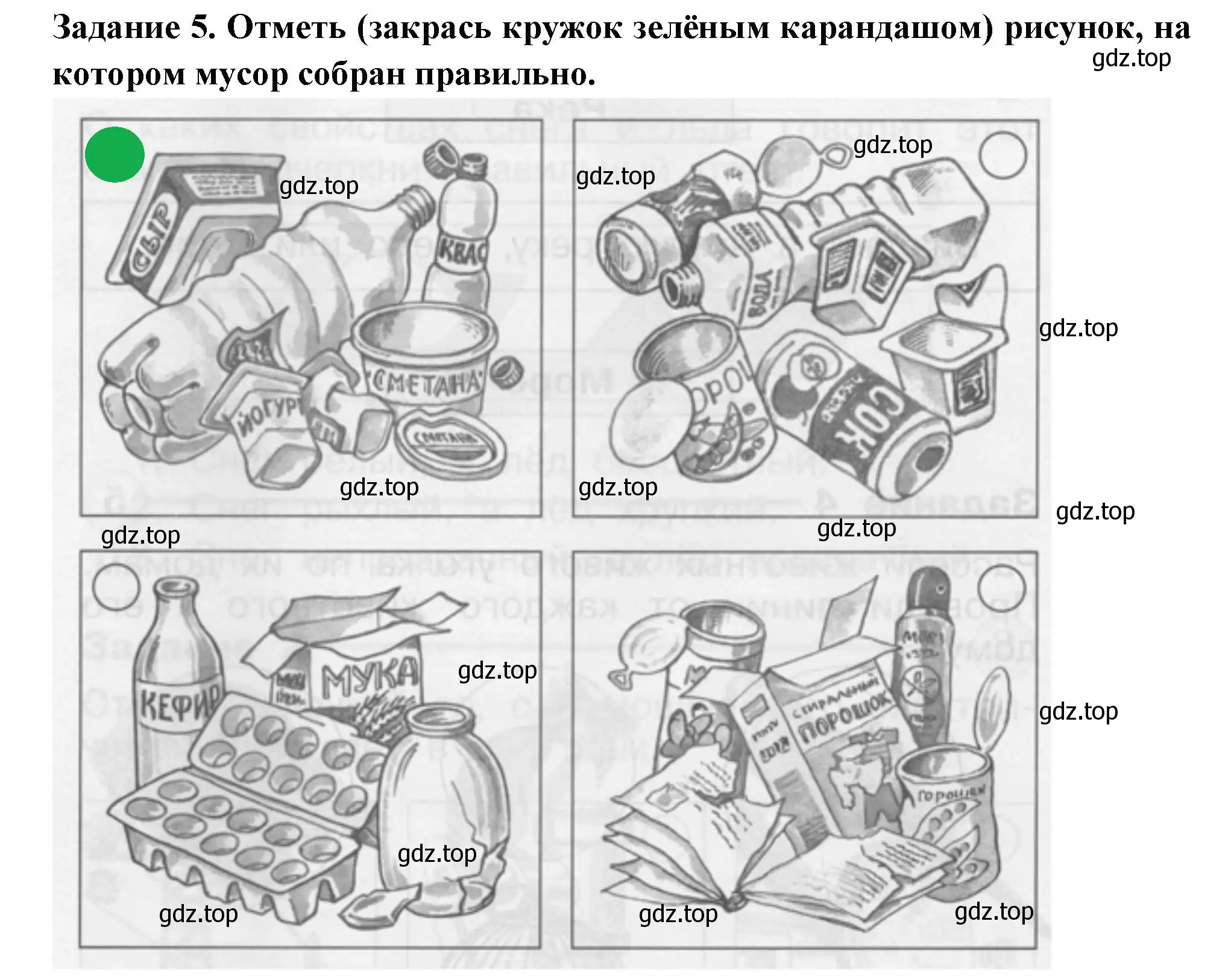 Решение номер 5 (страница 28) гдз по окружающему миру 1 класс Плешаков, Плешаков, проверочные работы