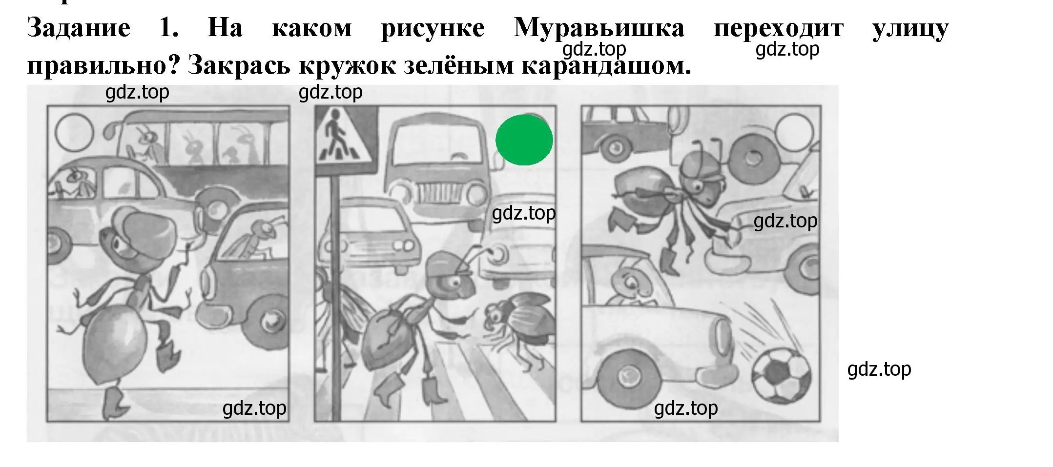 Решение номер 1 (страница 59) гдз по окружающему миру 1 класс Плешаков, Плешаков, проверочные работы