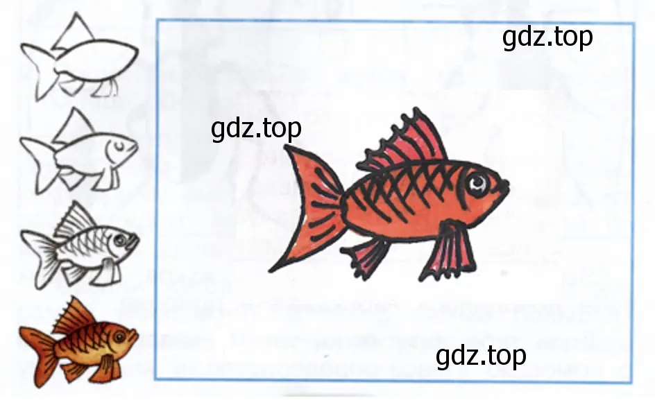 Научись рисовать рыбку. - окружающий мир 1 класс Плешаков